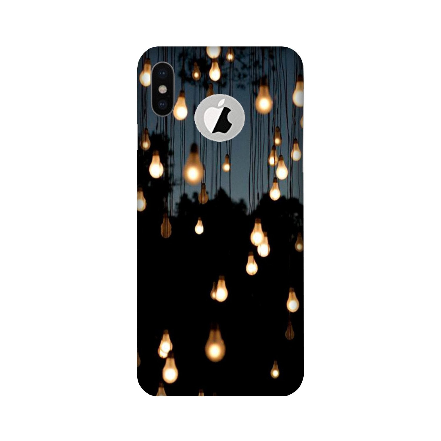 Party Bulb Mobile Back Case for iPhone Xs logo cut (Design - 72) Party Bulb Case for iPhone Xs logo cut