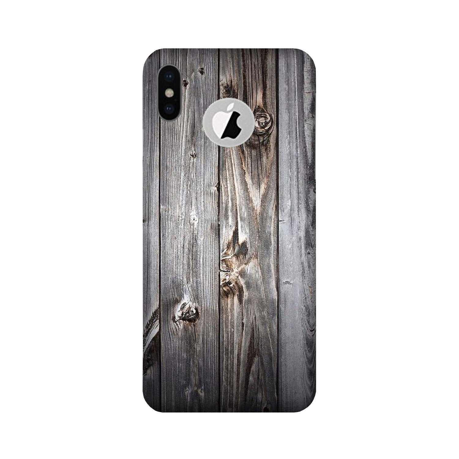 Wooden Look Mobile Back Case for iPhone Xs logo cut (Design - 114) Wooden Look Case for iPhone Xs logo cut (Design - 114)