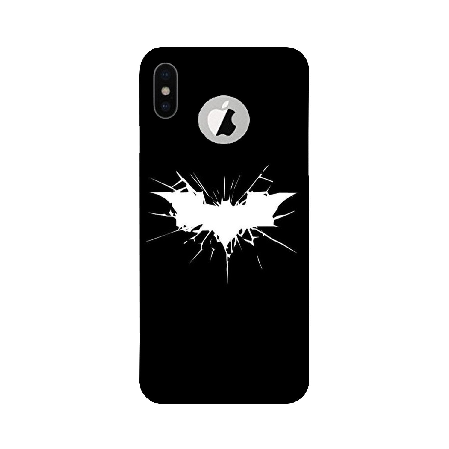 Batman Superhero Mobile Back Case for iPhone Xs logo cut (Design - 119) Batman Superhero Case for iPhone Xs logo cut (Design - 119)