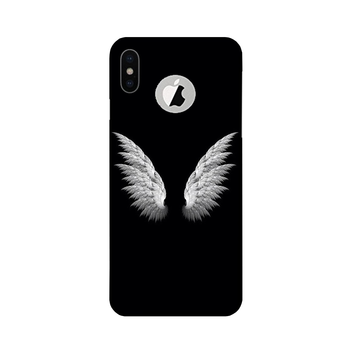 Angel Mobile Back Case for iPhone Xs logo cut (Design - 142) Angel Case for iPhone Xs logo cut (Design - 142)