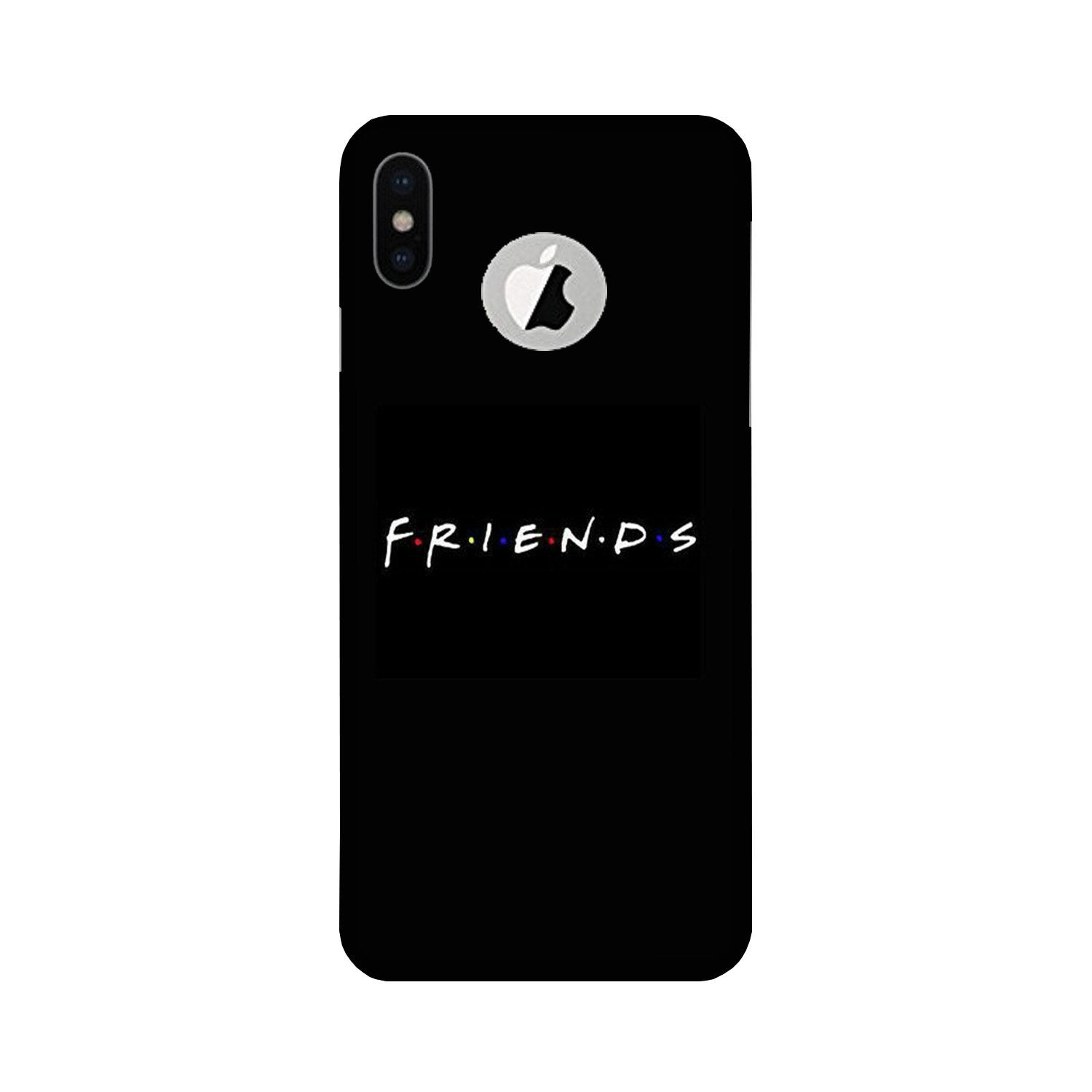 Friends Mobile Back Case for iPhone Xs logo cut (Design - 143) Friends Case for iPhone Xs logo cut (Design - 143)