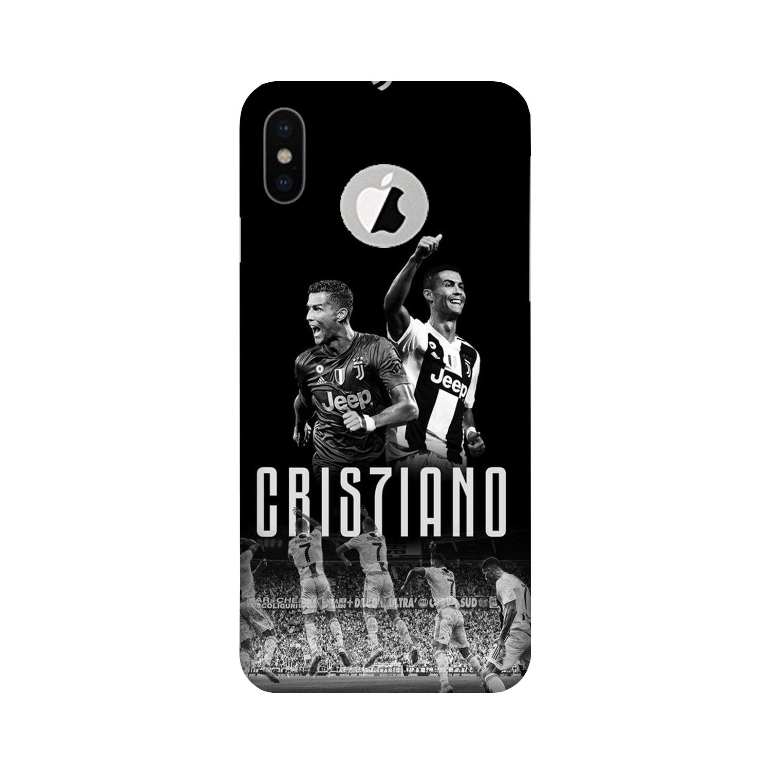 Cristiano Mobile Back Case for iPhone Xs logo cut (Design - 165) Cristiano Case for iPhone Xs logo cut (Design - 165)