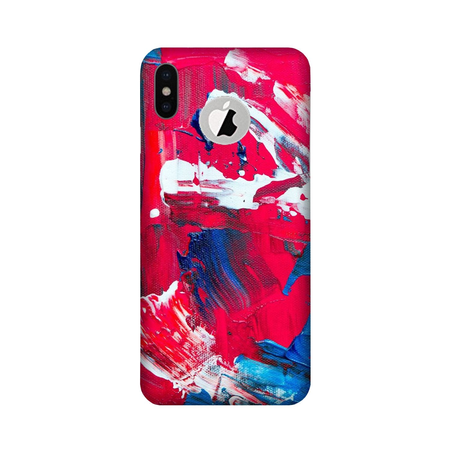 Modern Art Mobile Back Case for iPhone Xs logo cut (Design - 228) Modern Art Case for iPhone Xs logo cut (Design No. 228)