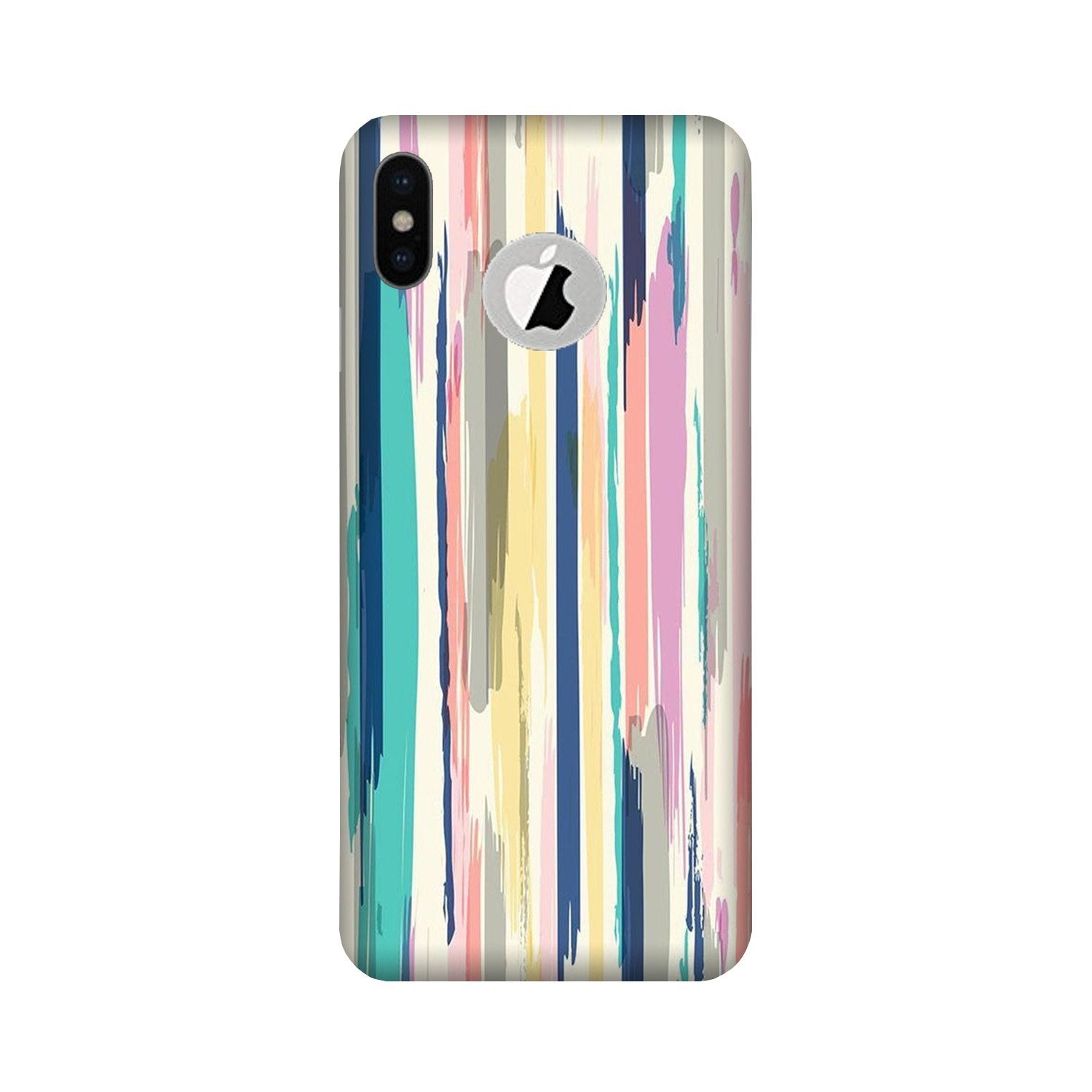 Modern Art Mobile Back Case for iPhone Xs logo cut (Design - 241) Modern Art Case for iPhone Xs logo cut (Design No. 241)