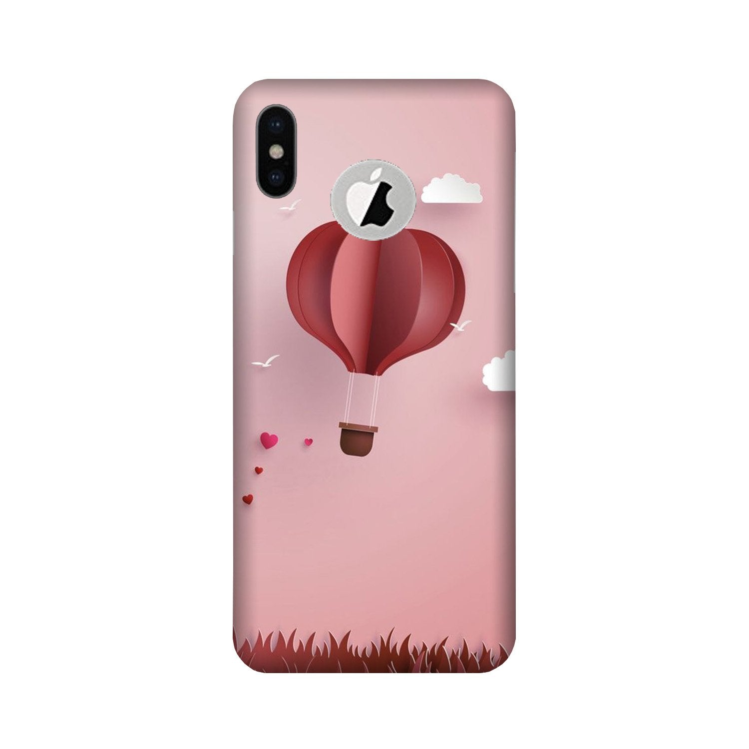 Parachute Mobile Back Case for iPhone Xs logo cut (Design - 286) Parachute Case for iPhone Xs logo cut (Design No. 286)