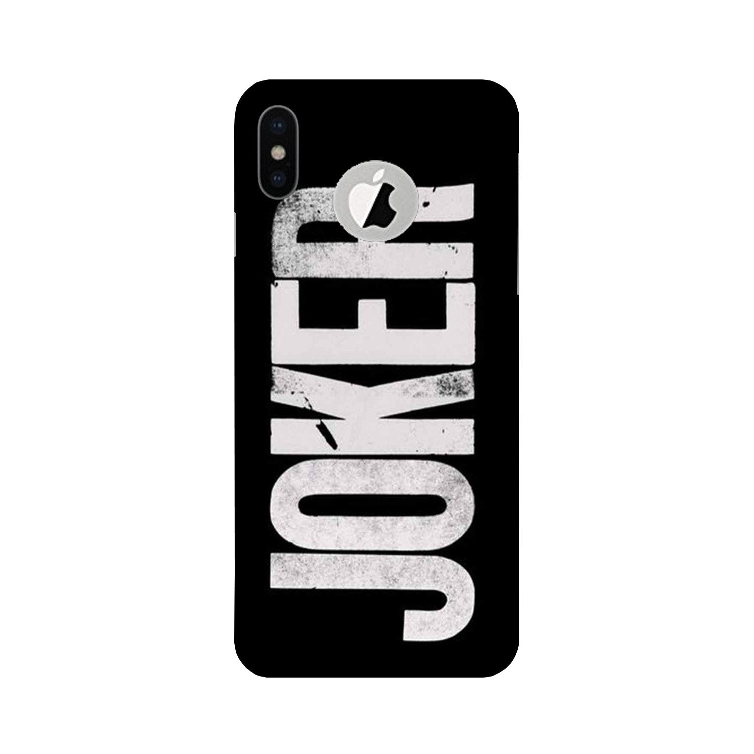 Joker Mobile Back Case for iPhone Xs Logo Cut (Design - 327) Joker Mobile Back Case for iPhone Xs Logo Cut (Design - 327)