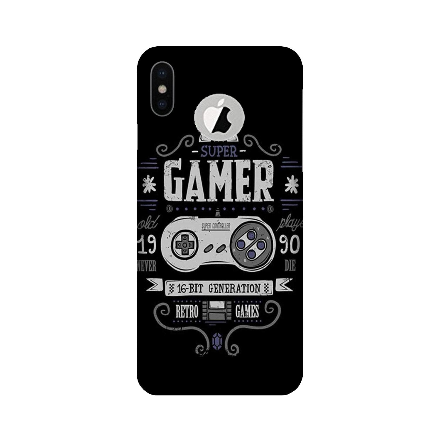 Gamer Mobile Back Case for iPhone Xs Logo Cut (Design - 330) Gamer Mobile Back Case for iPhone Xs Logo Cut (Design - 330)
