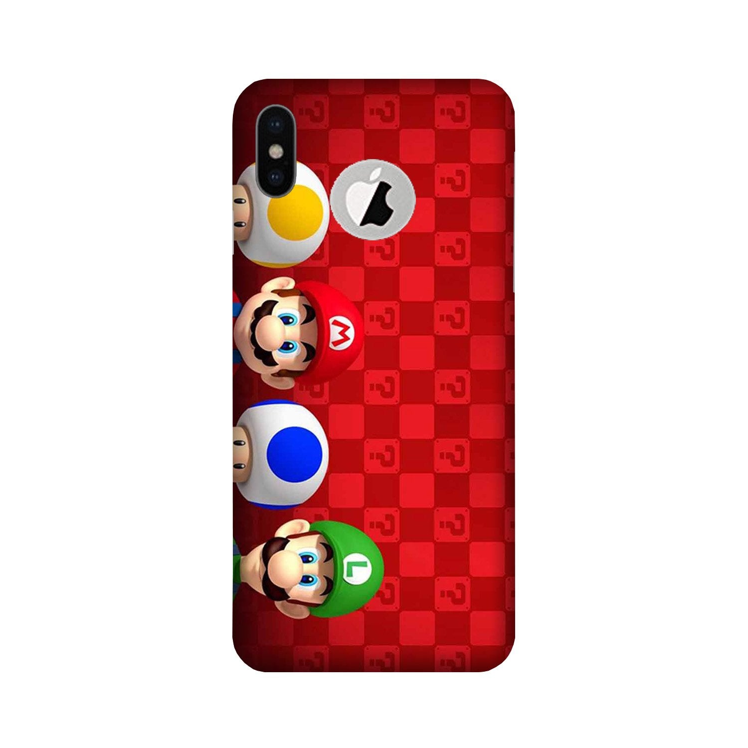 Mario Mobile Back Case for iPhone Xs Logo Cut (Design - 337) Mario Mobile Back Case for iPhone Xs Logo Cut (Design - 337)