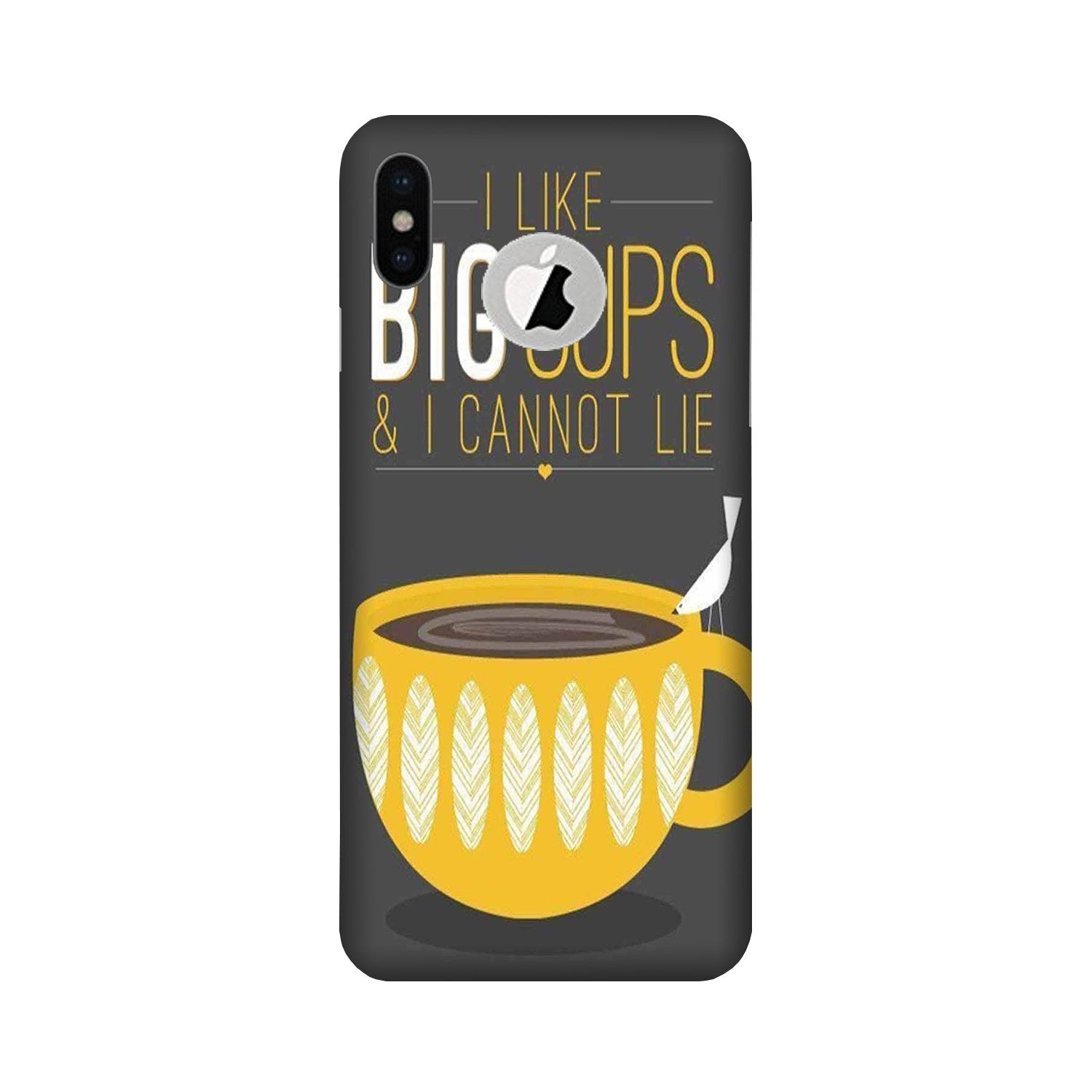 Big Cups Coffee Mobile Back Case for iPhone Xs Logo Cut (Design - 352) Big Cups Coffee Mobile Back Case for iPhone Xs Logo Cut (Design - 352)