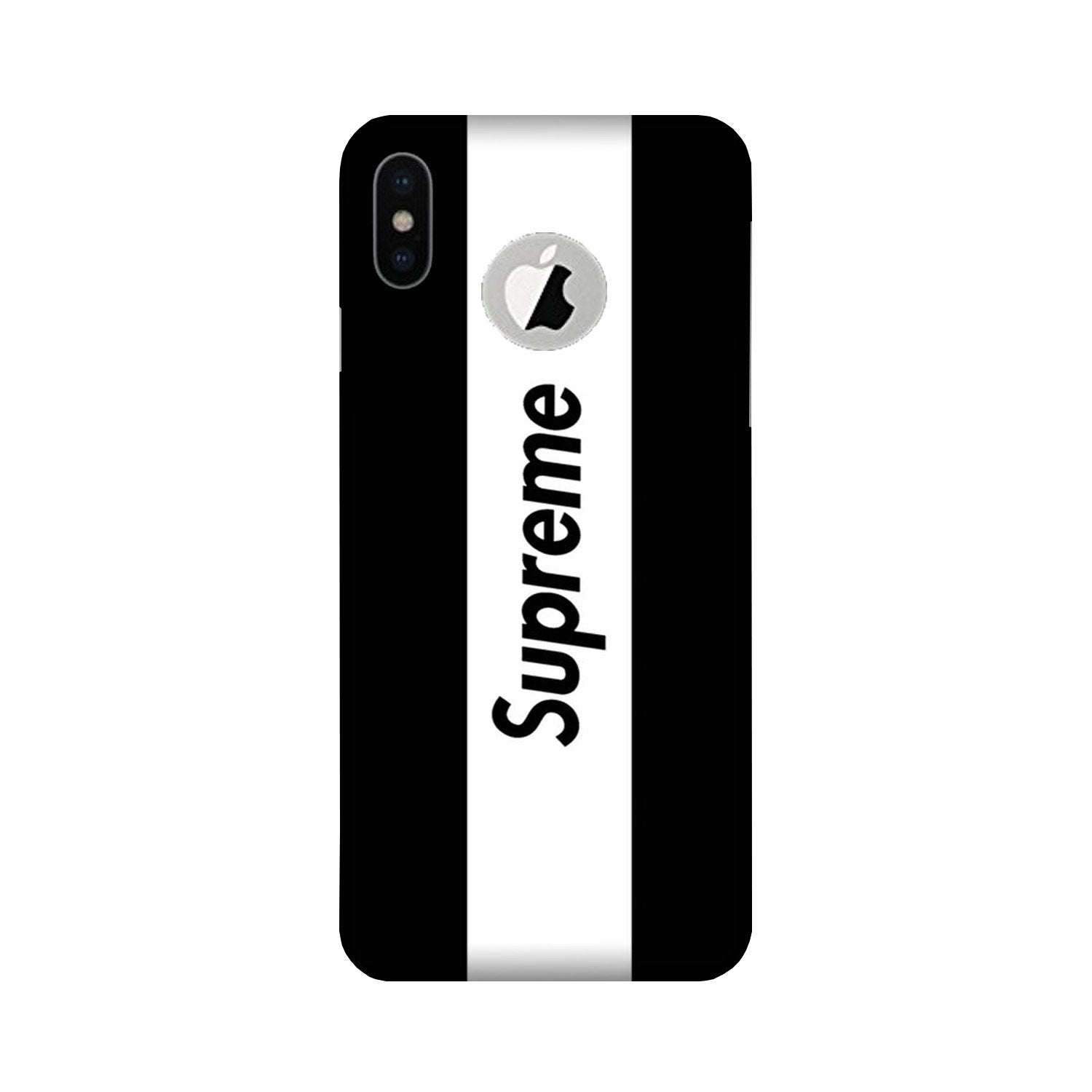 Supreme Mobile Back Case for iPhone Xs Logo Cut (Design - 388) Supreme Mobile Back Case for iPhone Xs Logo Cut (Design - 388)