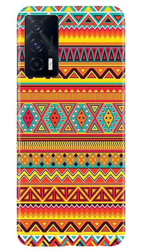 Zigzag line pattern Mobile Back Case for Vivo iQOO 7 (Design - 4) Zigzag line pattern Case for Vivo iQOO 7
