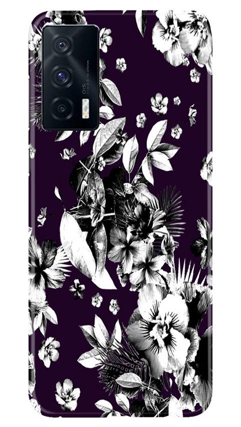 white flowers Mobile Back Case for Vivo iQOO 7 (Design - 7) white flowers Case for Vivo iQOO 7