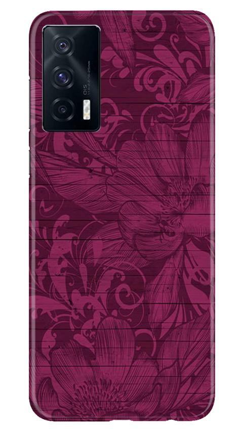 Purple Backround Mobile Back Case for Vivo iQOO 7 (Design - 22) Purple Backround Case for Vivo iQOO 7