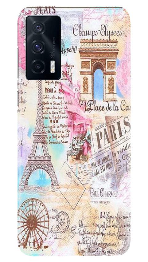 Paris Eiftel Tower Mobile Back Case for Vivo iQOO 7 (Design - 54) Paris Eiftel Tower Case for Vivo iQOO 7