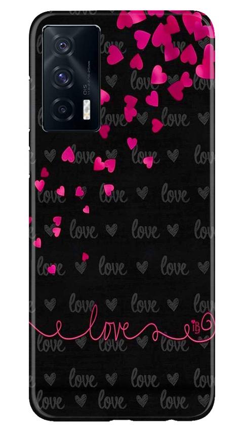 Love in Air Mobile Back Case for Vivo iQOO 7 (Design - 89) Love in Air Case for Vivo iQOO 7