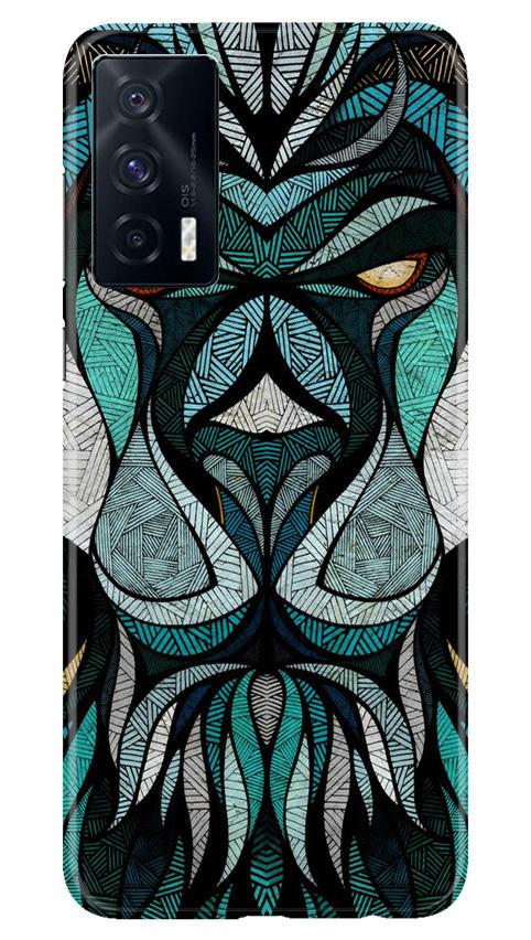 Lion Mobile Back Case for Vivo iQOO 7 (Design - 97) Lion Case for Vivo iQOO 7