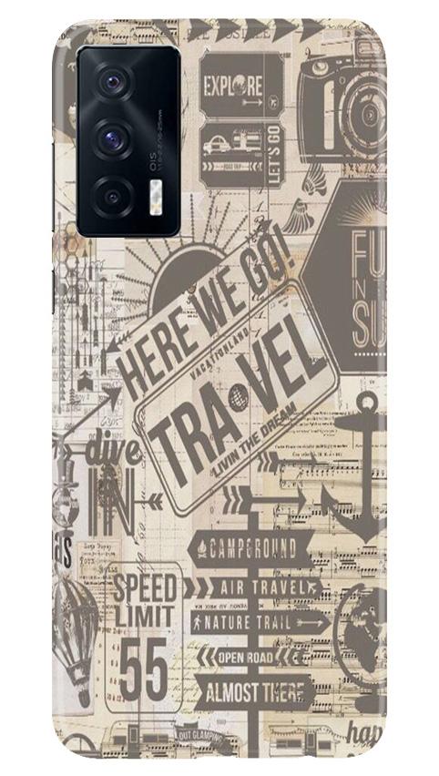 Travel Mobile Back Case for Vivo iQOO 7 (Design - 104) Travel Case for Vivo iQOO 7 (Design - 104)