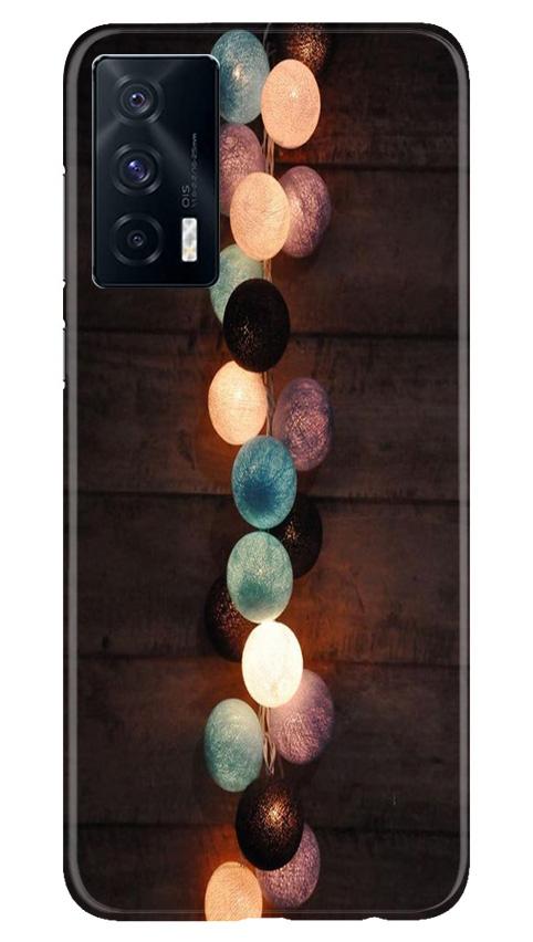 Party Lights Mobile Back Case for Vivo iQOO 7 (Design - 209) Party Lights Case for Vivo iQOO 7 (Design No. 209)