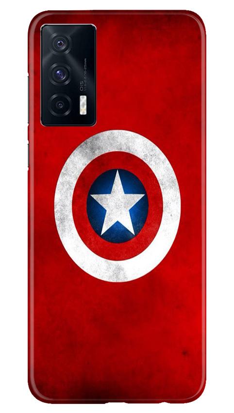 Captain America Mobile Back Case for Vivo iQOO 7 (Design - 249) Captain America Case for Vivo iQOO 7 (Design No. 249)
