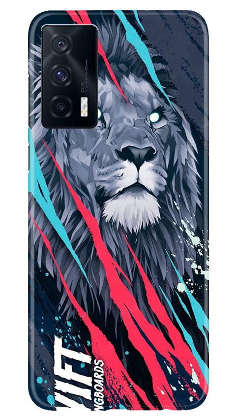 Lion Mobile Back Case for Vivo iQOO 7 (Design - 278) Lion Case for Vivo iQOO 7 (Design No. 278)