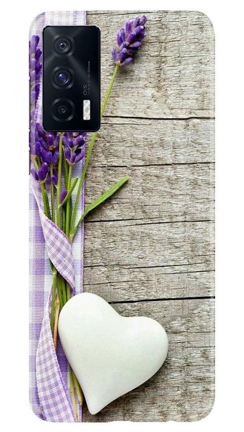 White Heart Mobile Back Case for Vivo iQOO 7 (Design - 298) White Heart Case for Vivo iQOO 7 (Design No. 298)