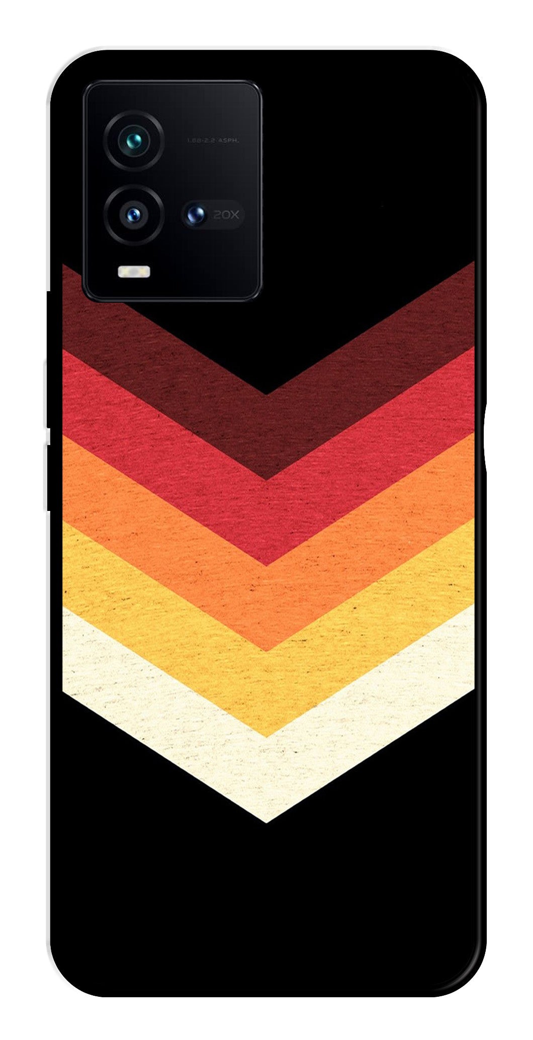 MultiColor Arrow Metal Mobile Case for Vivo iQOO 9T 5G MultiColor Arrow Metal Mobile Case for Vivo iQOO 9T 5G (Design No -04)