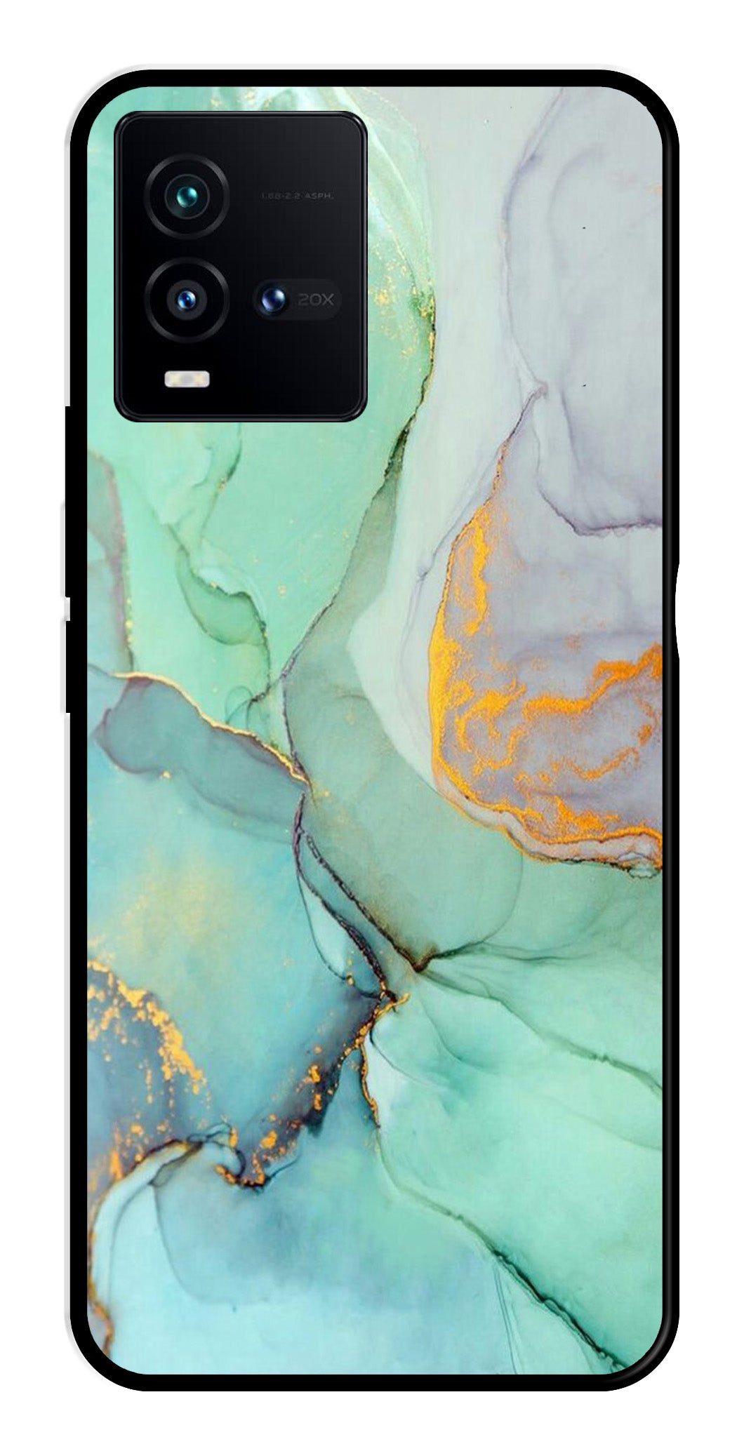 Marble Design Metal Mobile Case for Vivo iQOO 9T 5G Marble Design Metal Mobile Case for Vivo iQOO 9T 5G (Design No -46)