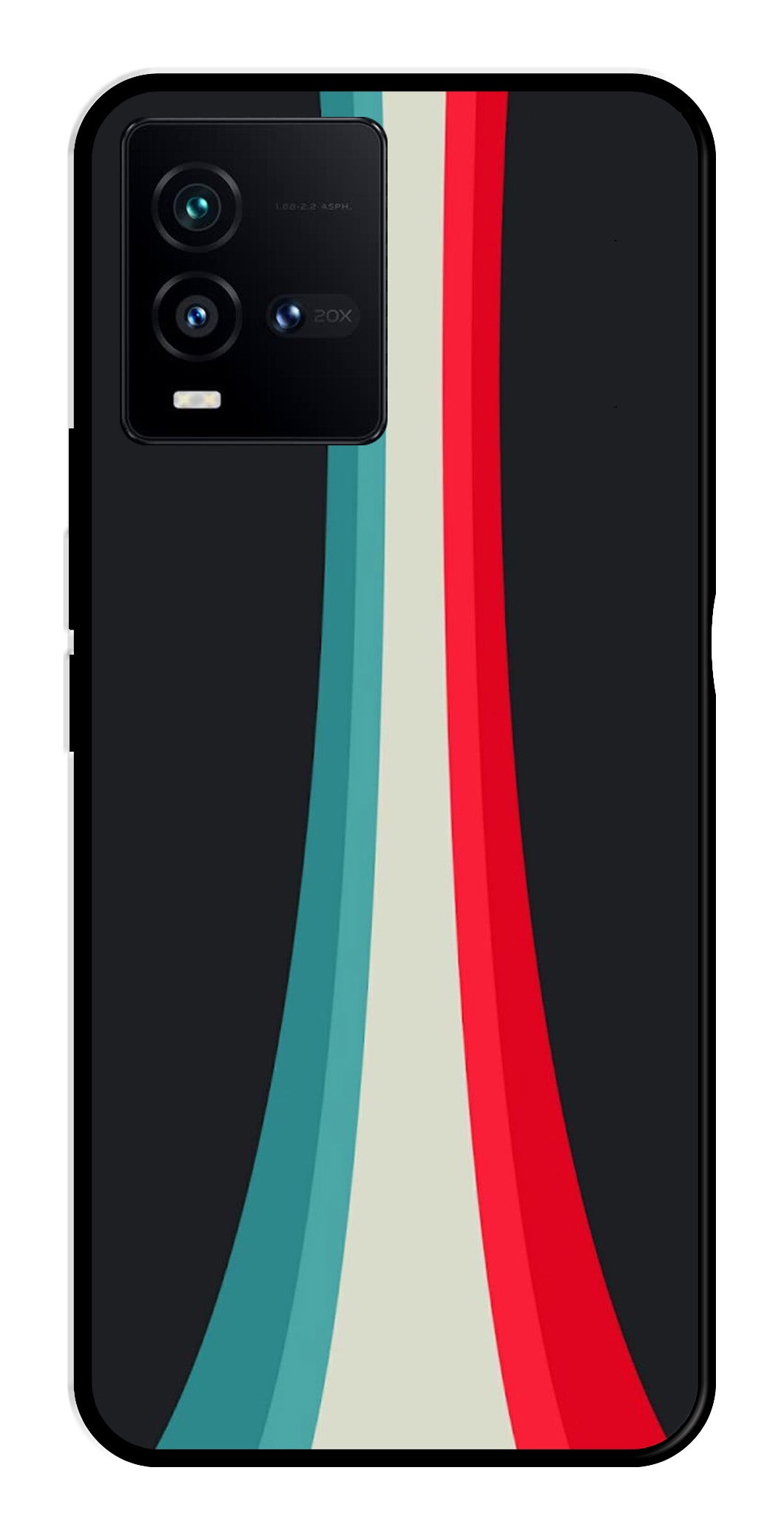 Modern Art Colorful Metal Mobile Case for Vivo iQOO 9T 5G Modern Art Colorful Metal Mobile Case for Vivo iQOO 9T 5G (Design No -48)