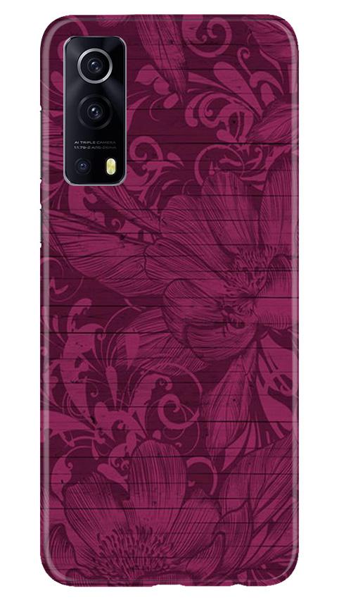 Purple Backround Mobile Back Case for Vivo iQOO Z3 5G (Design - 22) Purple Backround Case for Vivo iQOO Z3 5G