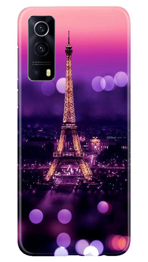 Eiffel Tower Mobile Back Case for Vivo iQOO Z3 5G (Design - 86) Eiffel Tower Case for Vivo iQOO Z3 5G