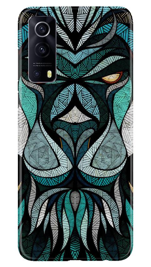 Lion Mobile Back Case for Vivo iQOO Z3 5G (Design - 97) Lion Case for Vivo iQOO Z3 5G