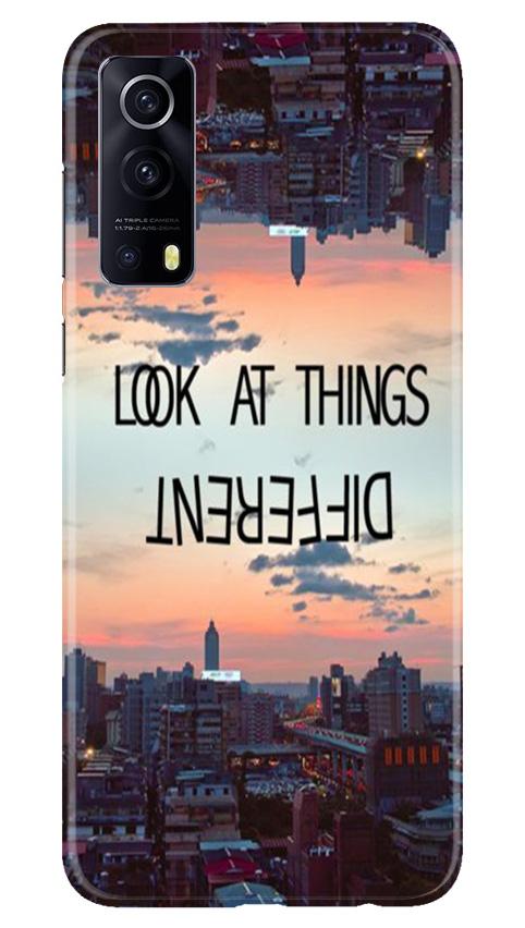 Look at things different Mobile Back Case for Vivo iQOO Z3 5G (Design - 99) Look at things different Case for Vivo iQOO Z3 5G