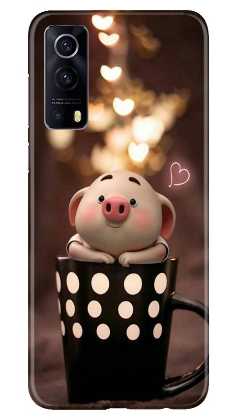 Cute Bunny Mobile Back Case for Vivo iQOO Z3 5G (Design - 213) Cute Bunny Case for Vivo iQOO Z3 5G (Design No. 213)