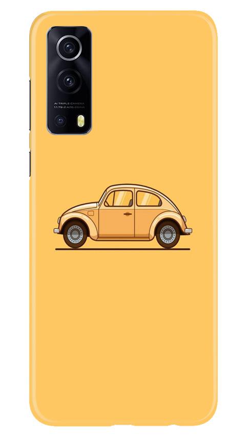 Vintage Car Mobile Back Case for Vivo iQOO Z3 5G (Design - 262) Vintage Car Case for Vivo iQOO Z3 5G (Design No. 262)