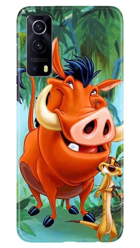Timon and Pumbaa Mobile Back Case for Vivo iQOO Z3 5G (Design - 305) Timon and Pumbaa Mobile Back Case for Vivo iQOO Z3 5G (Design - 305)