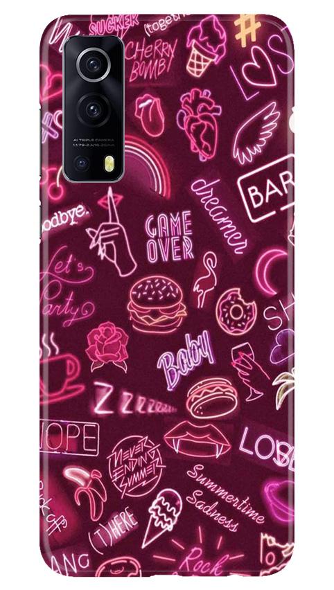 Party Theme Mobile Back Case for Vivo iQOO Z3 5G (Design - 392) Party Theme Mobile Back Case for Vivo iQOO Z3 5G (Design - 392)