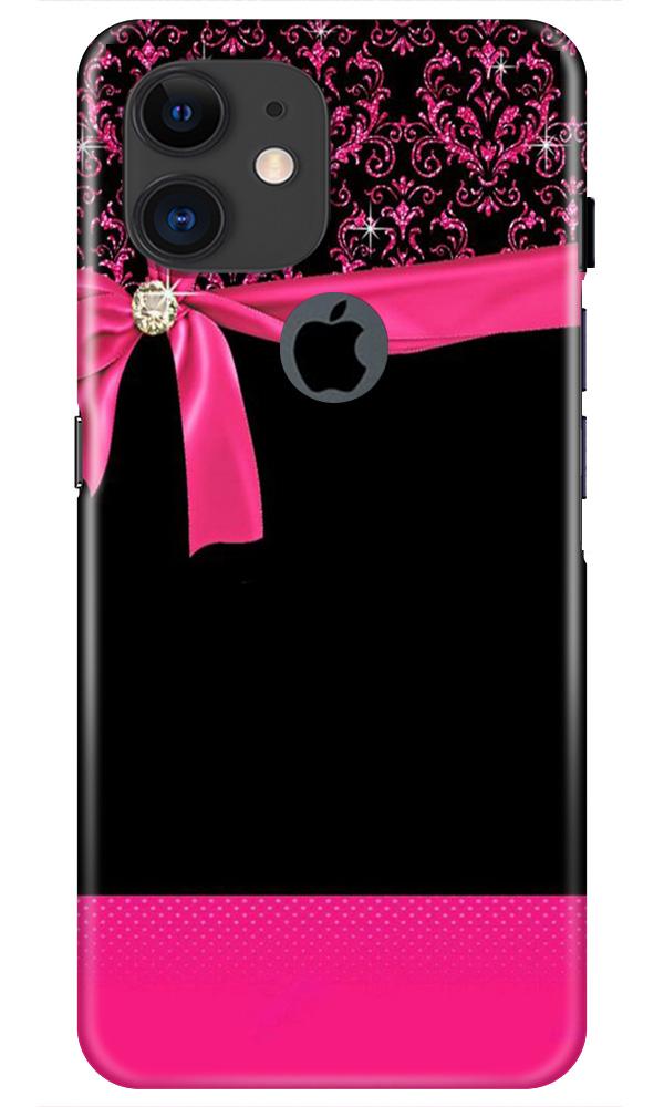 Gift Wrap4 Mobile Back Case for iPhone 11 Logo Cut (Design - 39) Gift Wrap4 Case for iPhone 11 Logo Cut