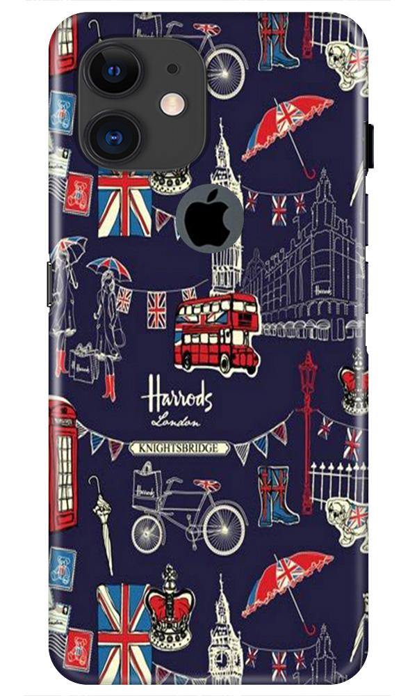 Love London Mobile Back Case for iPhone 11 Logo Cut (Design - 75) Love London Case for iPhone 11 Logo Cut