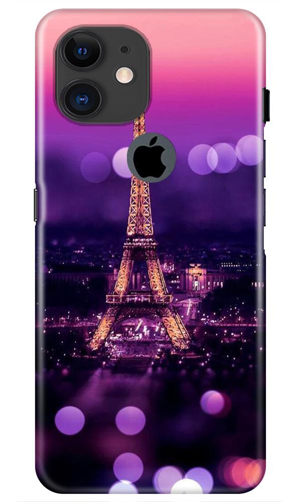 Eiffel Tower Mobile Back Case for iPhone 11 Logo Cut (Design - 86) Eiffel Tower Case for iPhone 11 Logo Cut