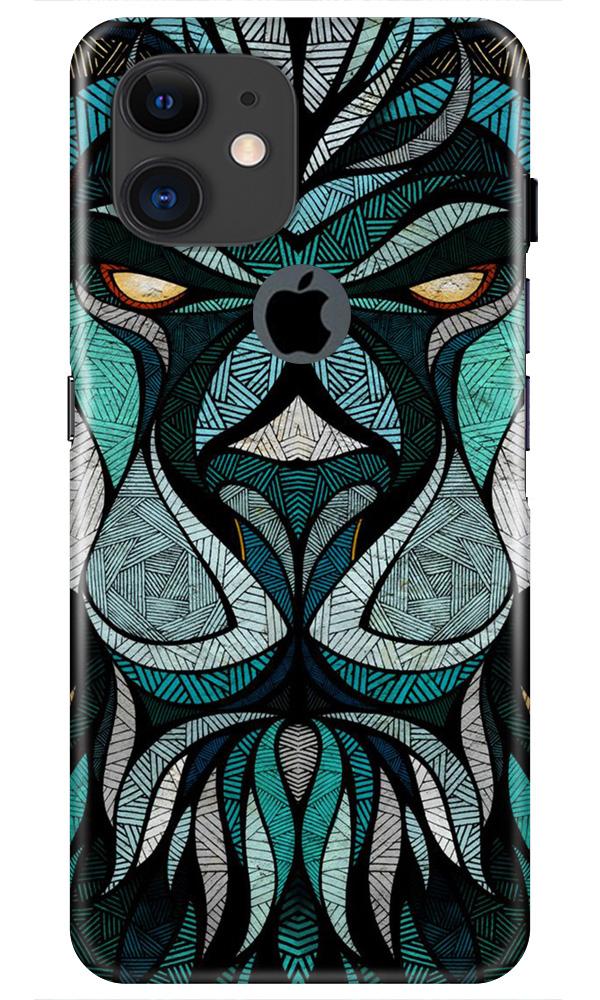 Lion Mobile Back Case for iPhone 11 Logo Cut (Design - 97) Lion Case for iPhone 11 Logo Cut
