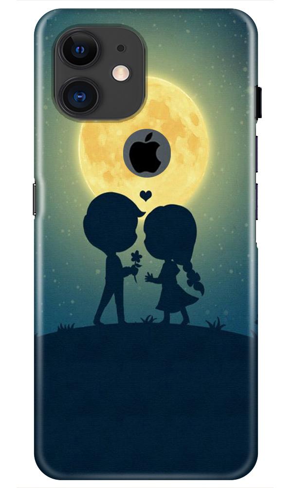 Love Couple Mobile Back Case for iPhone 11 Logo Cut (Design - 109) Love Couple Case for iPhone 11 Logo Cut (Design - 109)