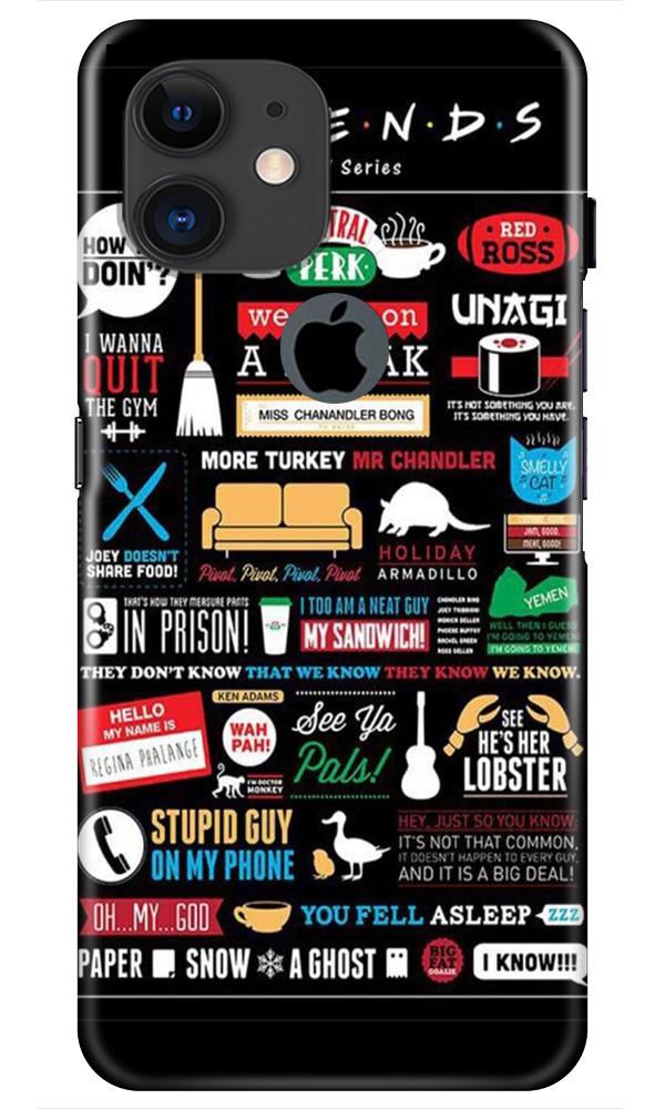 Friends Mobile Back Case for iPhone 11 Logo Cut (Design - 145) Friends Case for iPhone 11 Logo Cut (Design - 145)