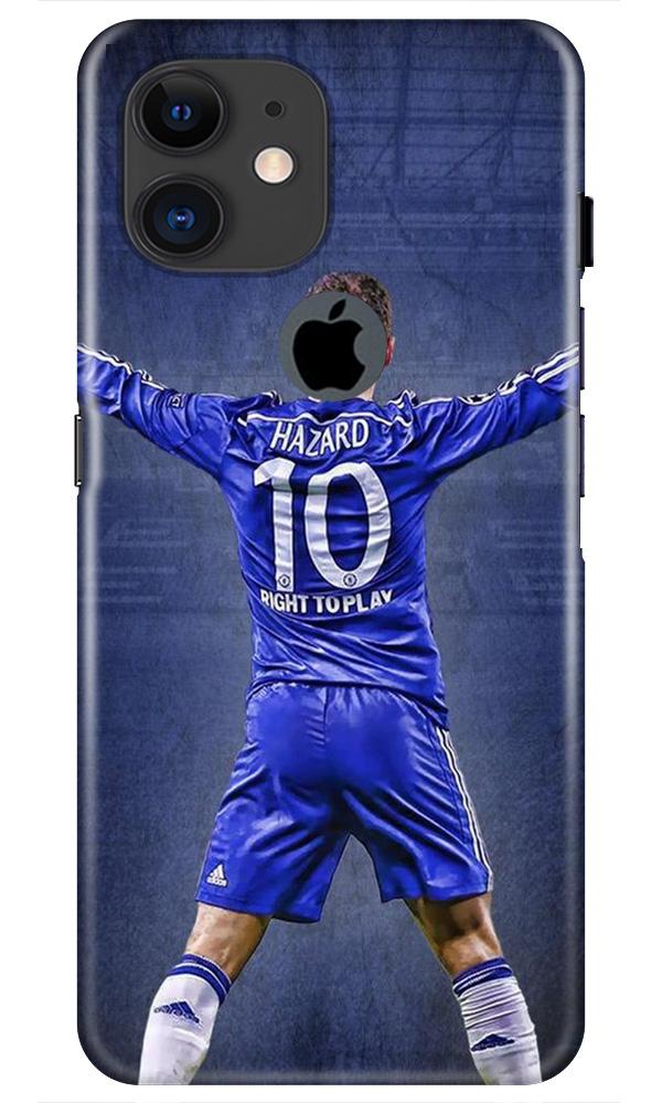 Hazard Mobile Back Case for iPhone 11 Logo Cut (Design - 164) Hazard Case for iPhone 11 Logo Cut (Design - 164)