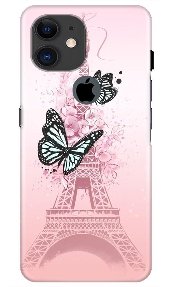 Eiffel Tower Mobile Back Case for iPhone 11 Logo Cut (Design - 211) Eiffel Tower Case for iPhone 11 Logo Cut (Design No. 211)