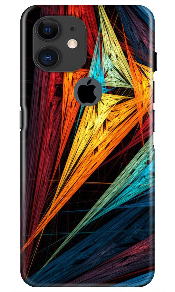 Modern Art Mobile Back Case for iPhone 11 Logo Cut (Design - 229) Modern Art Case for iPhone 11 Logo Cut (Design No. 229)