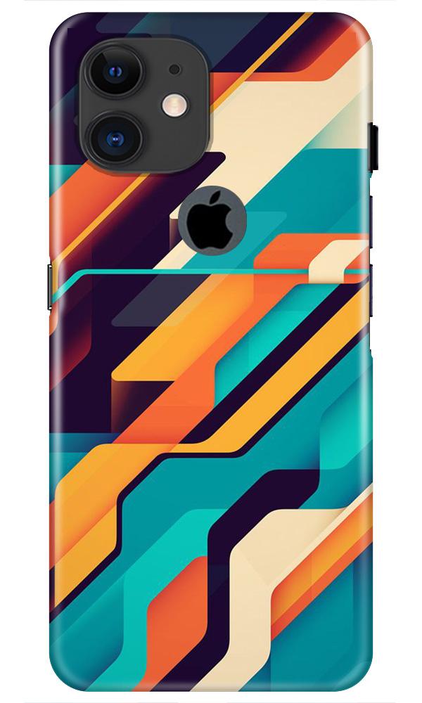Modern Art Mobile Back Case for iPhone 11 Logo Cut (Design - 233) Modern Art Case for iPhone 11 Logo Cut (Design No. 233)