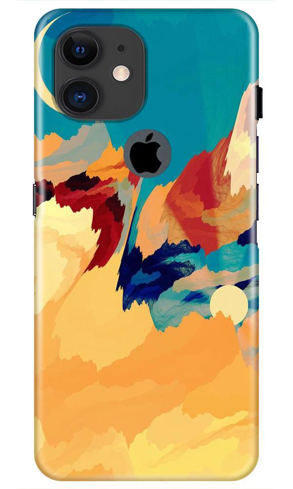 Modern Art Mobile Back Case for iPhone 11 Logo Cut (Design - 236) Modern Art Case for iPhone 11 Logo Cut (Design No. 236)