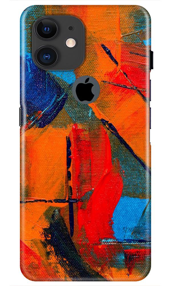 Modern Art Mobile Back Case for iPhone 11 Logo Cut (Design - 237) Modern Art Case for iPhone 11 Logo Cut (Design No. 237)