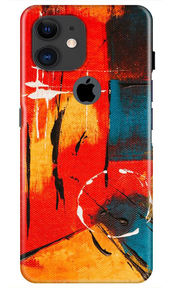 Modern Art Mobile Back Case for iPhone 11 Logo Cut (Design - 239) Modern Art Case for iPhone 11 Logo Cut (Design No. 239)
