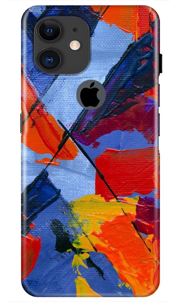 Modern Art Mobile Back Case for iPhone 11 Logo Cut (Design - 240) Modern Art Case for iPhone 11 Logo Cut (Design No. 240)
